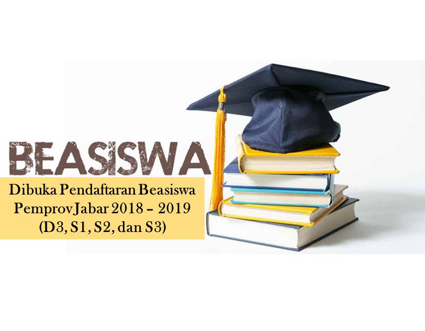Dibuka Pendaftaran Beasiswa Pemprov Jabar 2018 – 2019 (D3, S1, S2, dan S3)  - Desa inggris