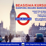 BEASISWA KAMPUNG INGGRIS 2020