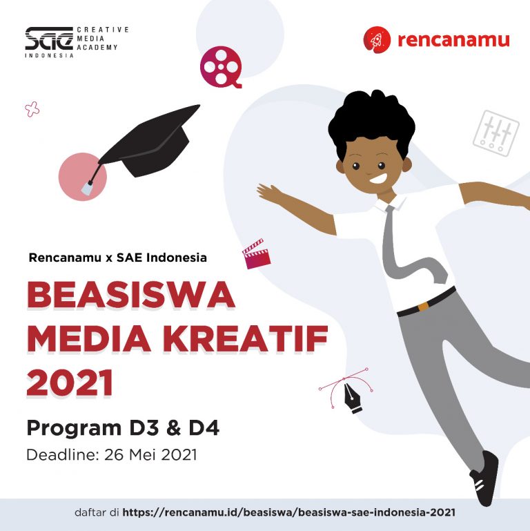 Raih Kesempatan Berkuliah di SAE Indonesia dengan Beasiswa Media Kreatif 2021