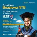 Lanjutkan Semangat Pendidikanmu melalui Program Beasiswa NTB 2021