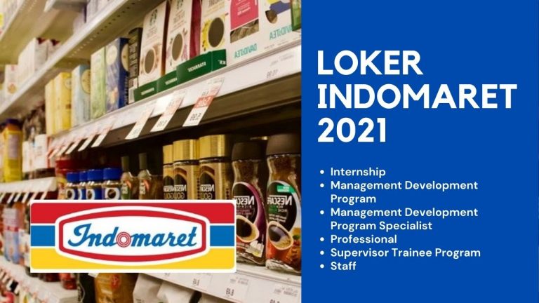 lowongan kerja indomaret